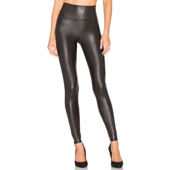 SPANX Faux Leather Leggings - Picture 1 of 7